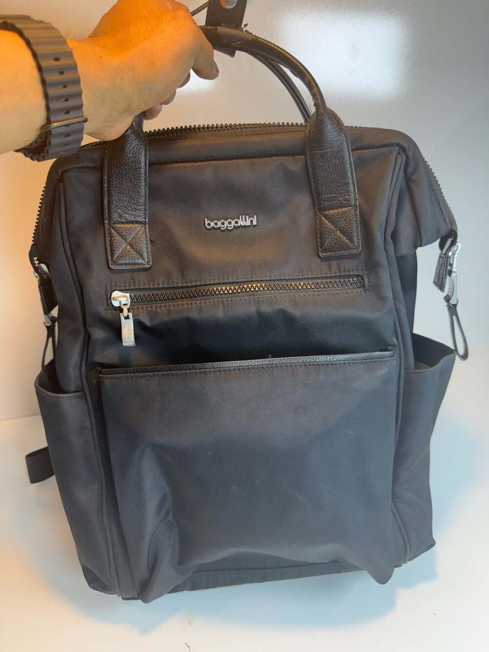 Baggallini Soho Backpack Black Nylon
